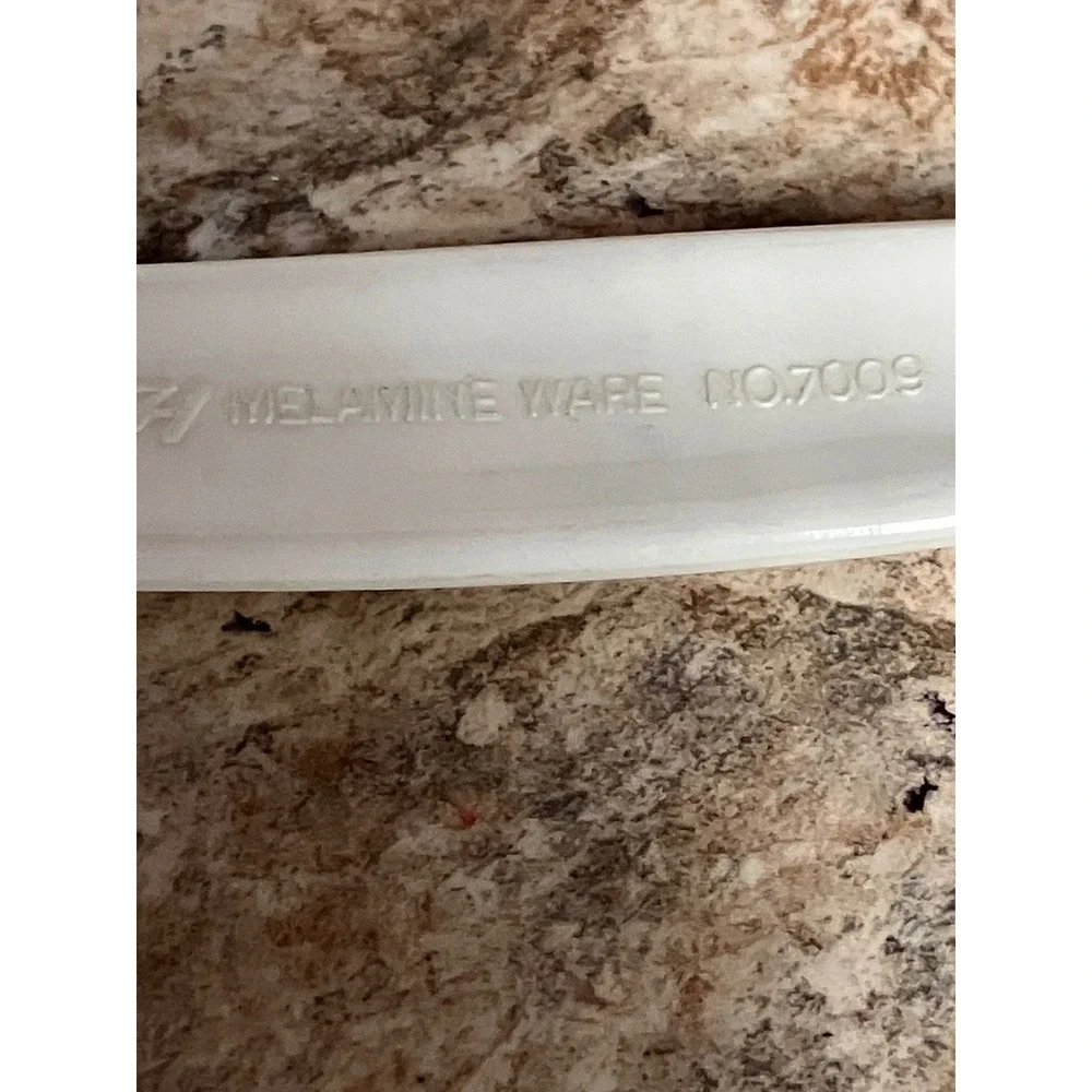 Melamine Ware White Angled Kitchen Spatula Turner No. 7009 12 Inch